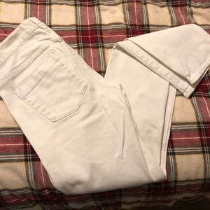 Jcrew Matchstick white denim